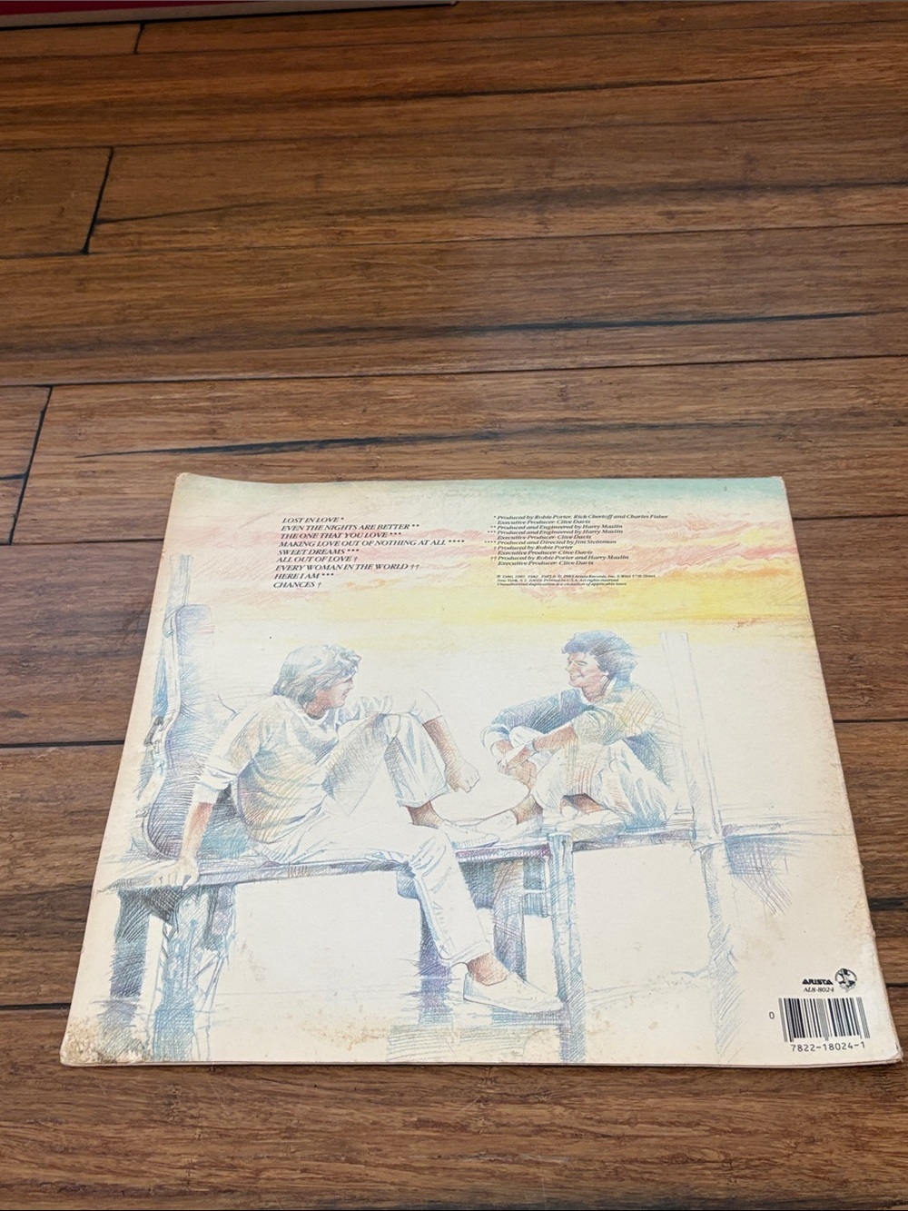 Air Supply Greatest Hits Vinyl LP Record 1983 Arista AL8-8024 Vintage Vinyl 12” - Picture 2 of 8